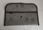 Preview: Bestecktasche Wachstuch Braungrau